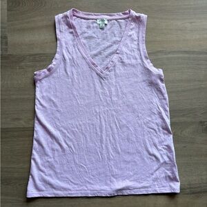 J. Crew Slub Tank in Lilac color